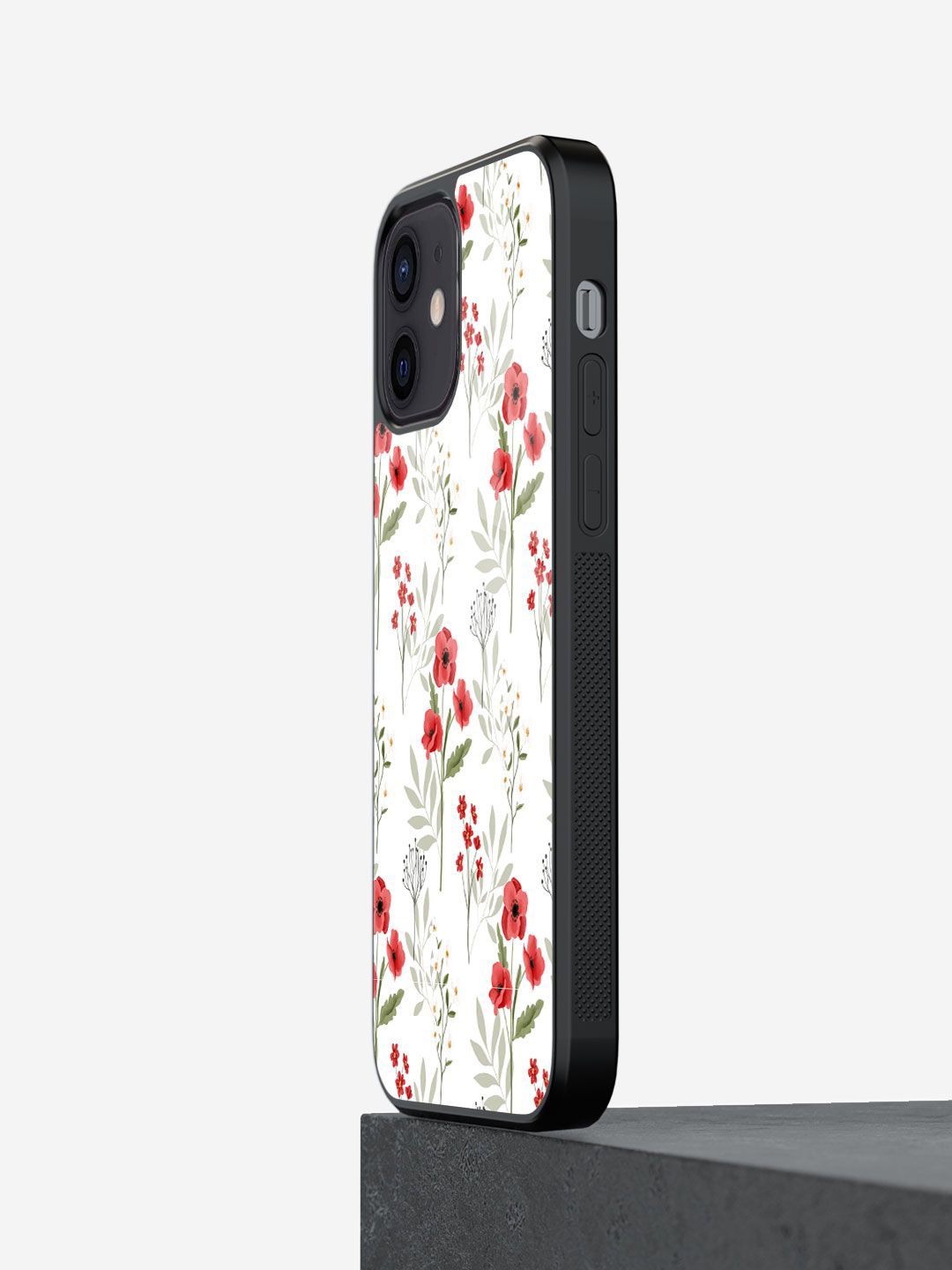 

macmerise Floral Printed iPhone 12 Mini Back Case Mobile Accessories, White