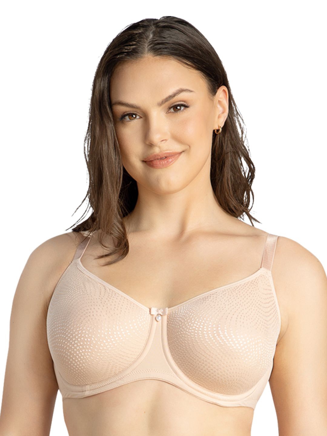 

PARFAIT Women Full Coverage Underwired Minimizer Bra, Nude