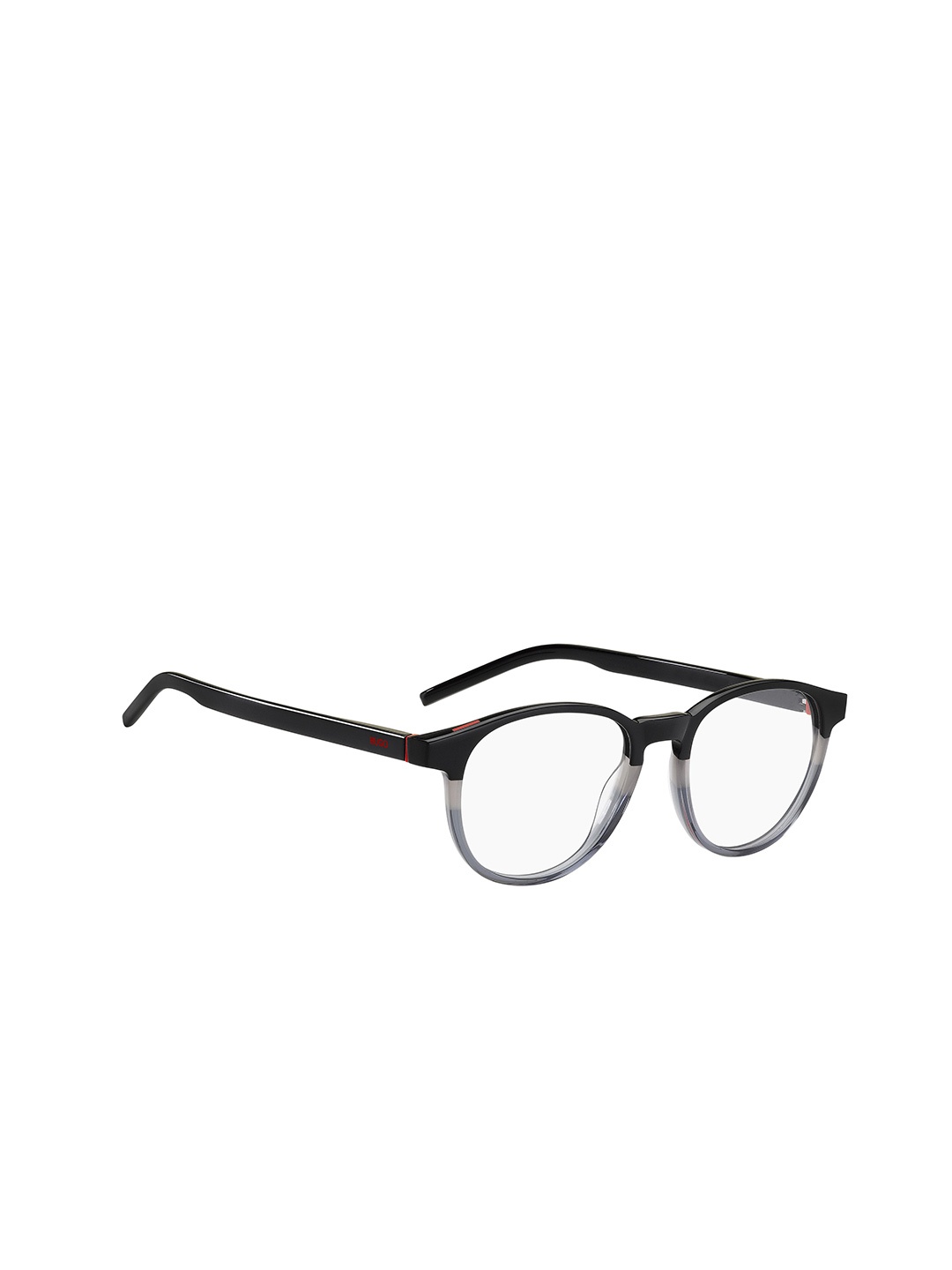 

HUGO Men Full Rim Oval Frames, Black