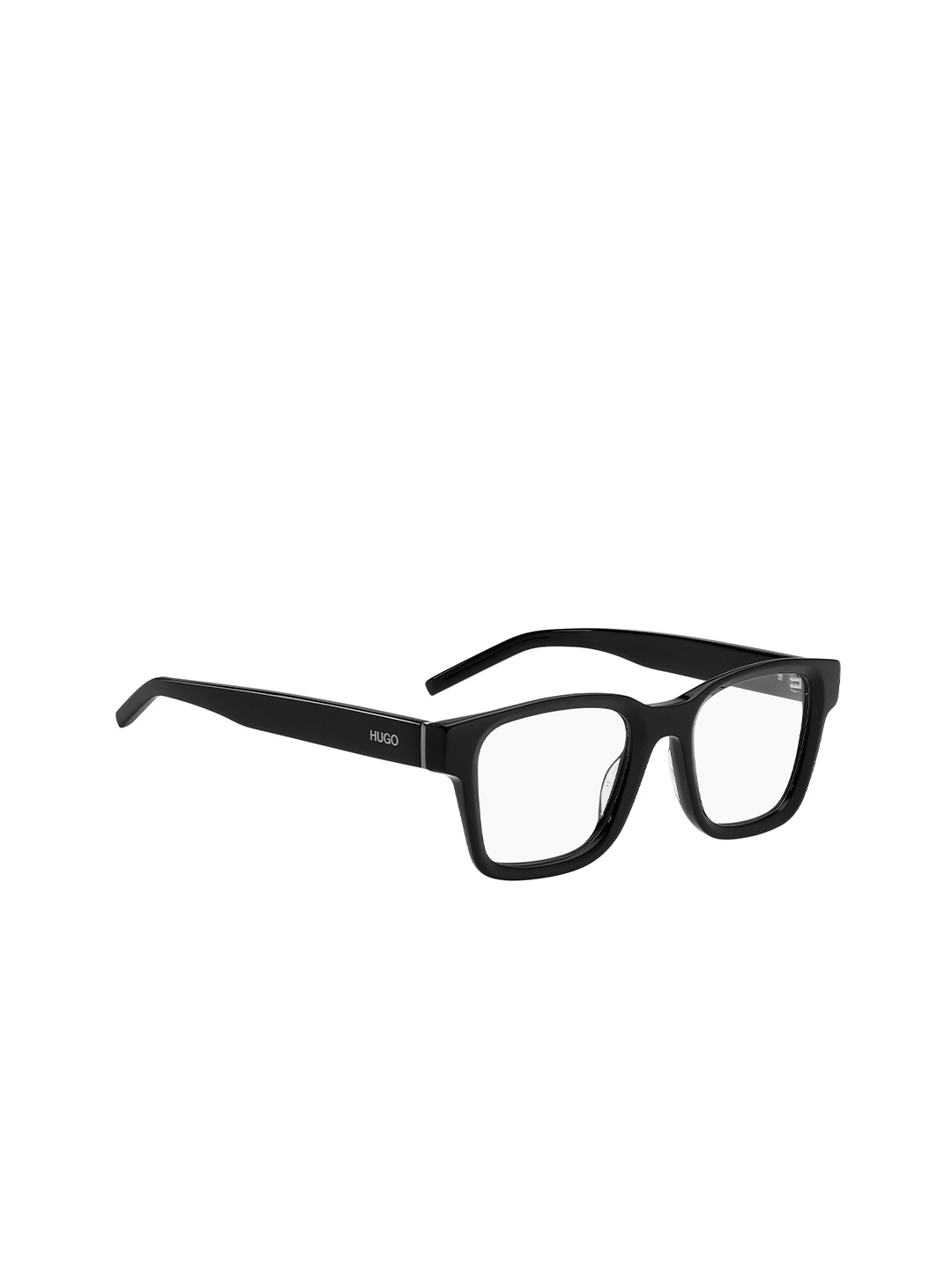 

HUGO Men Rimless Wayfarer Frames, Black