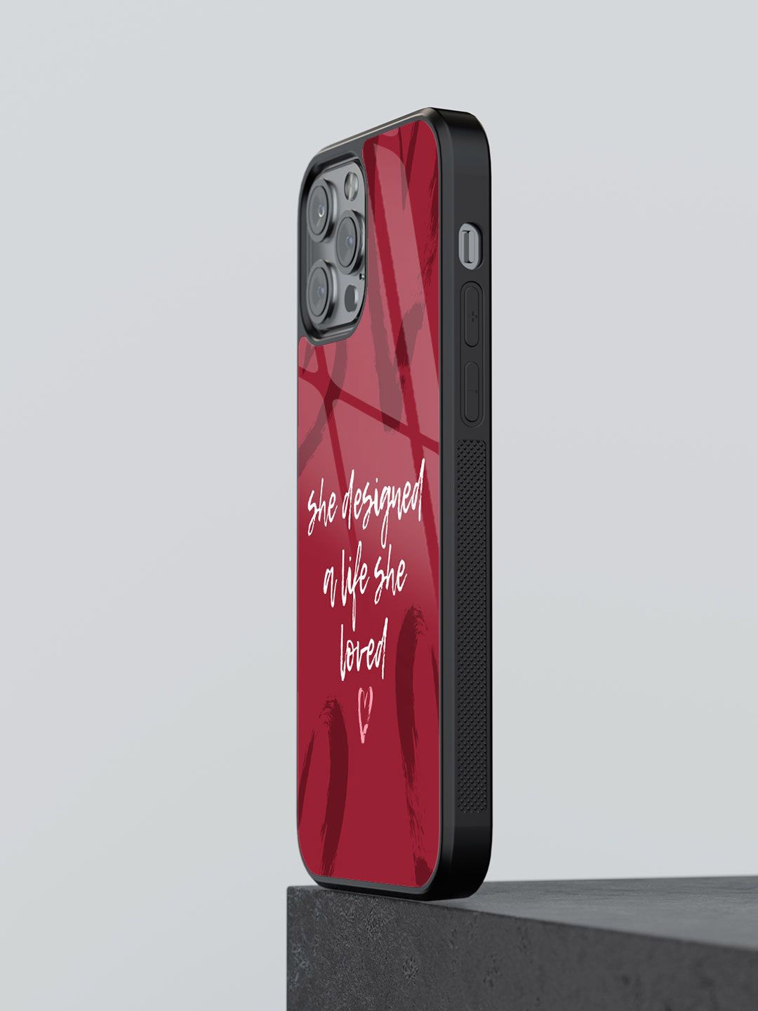 

macmerise Conversational Printed iPhone 12 Pro Max Back Case Mobile Accessories, Red