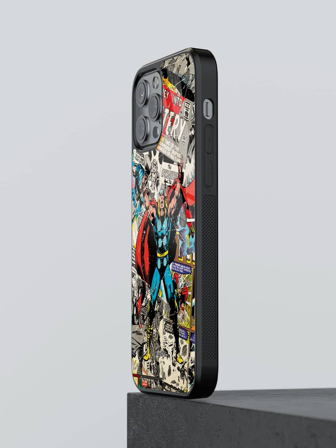 

macmerise Superhero Printed iPhone 12 Pro Max Back Case Mobile Accessories, White