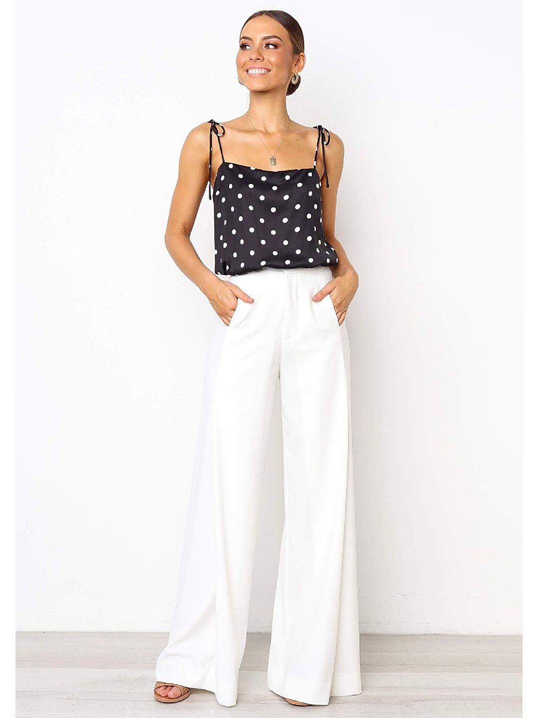 

LULU & SKY Floral Print Top, Black