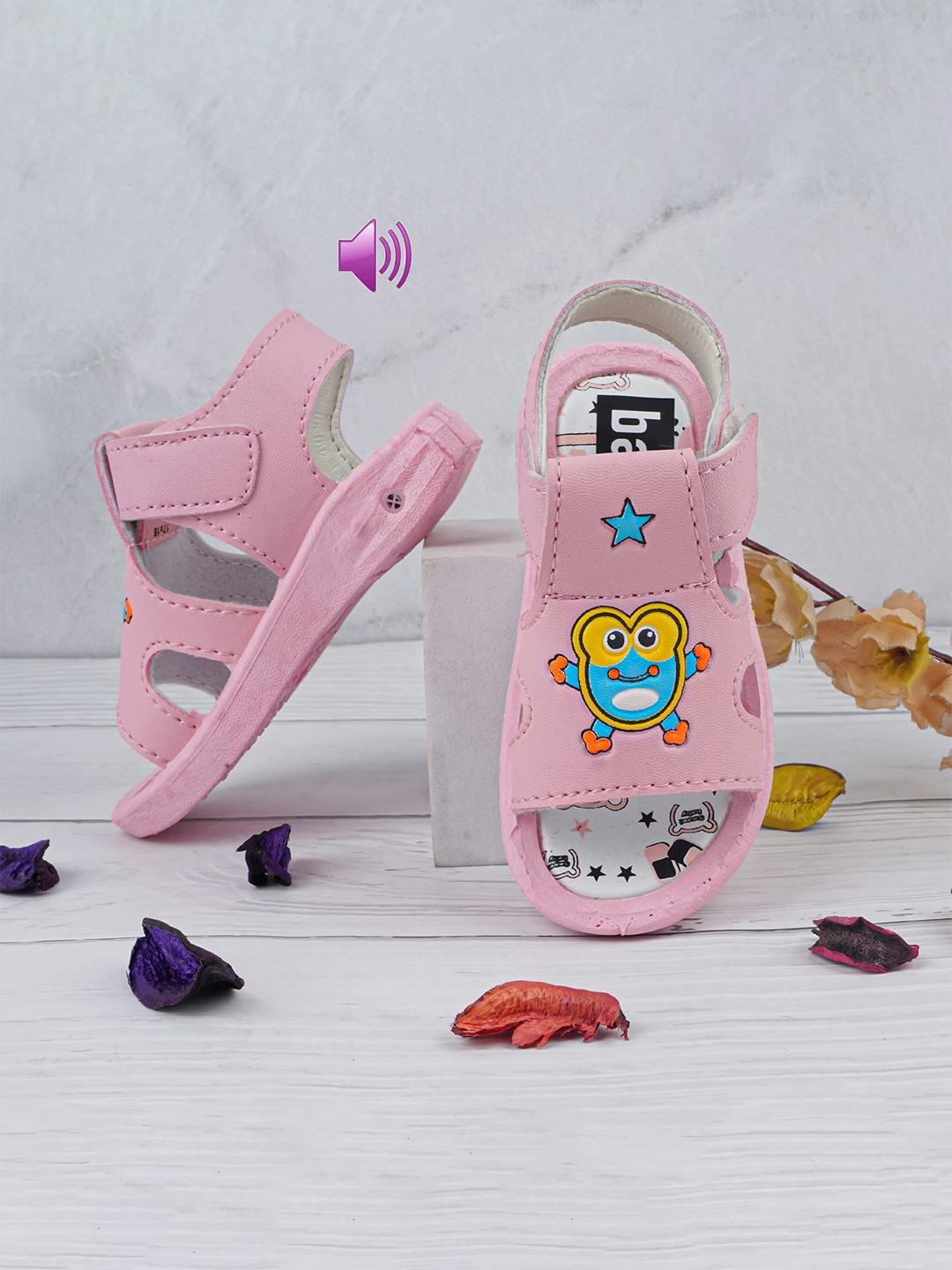 

BAESD Unisex Kids Printed Comfort Sandals, Pink
