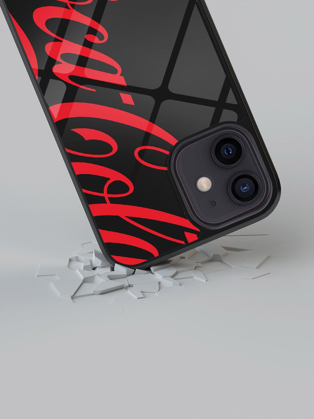 

macmerise Quirky Printed iPhone 12 Back Case Mobile Accessories, Black