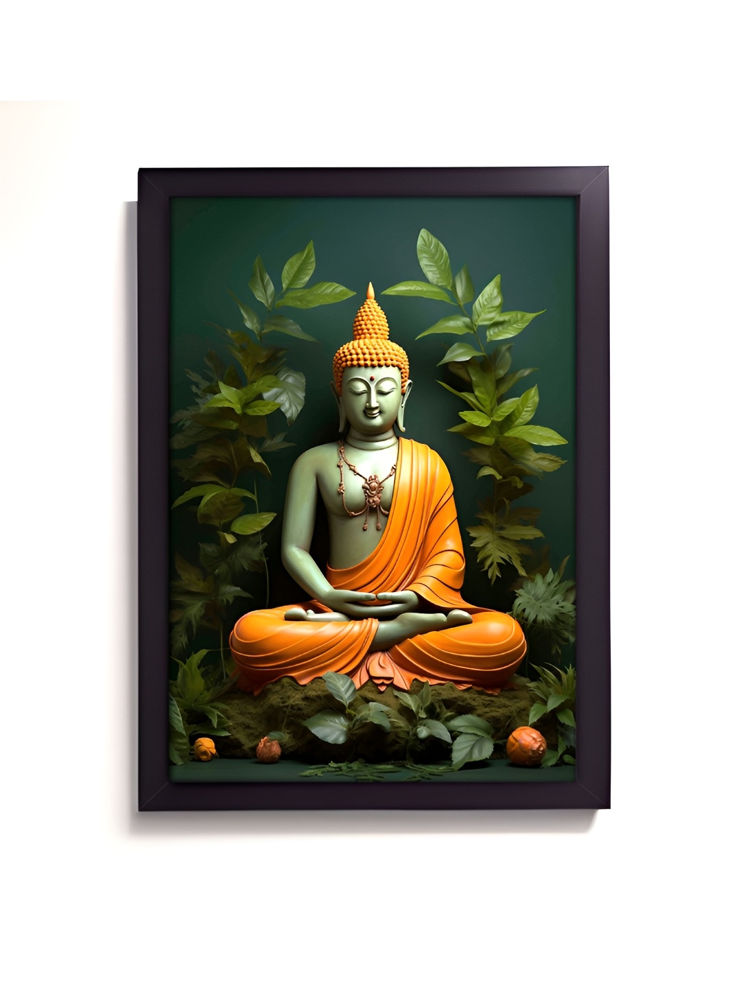 

RANDOM Green & Orange Religious Painting Wall Art