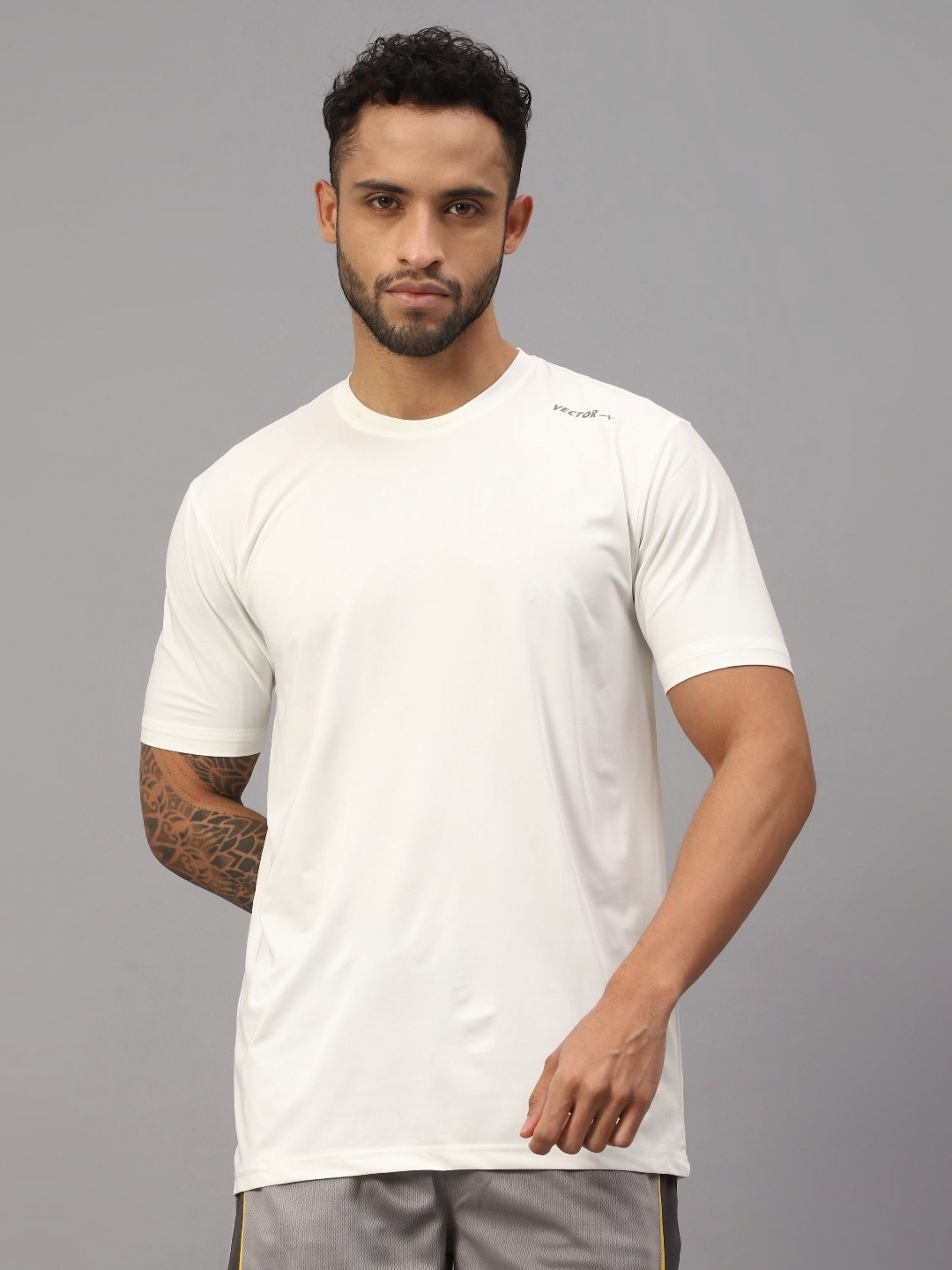 

VECTOR X Men Pockets T-shirt, White