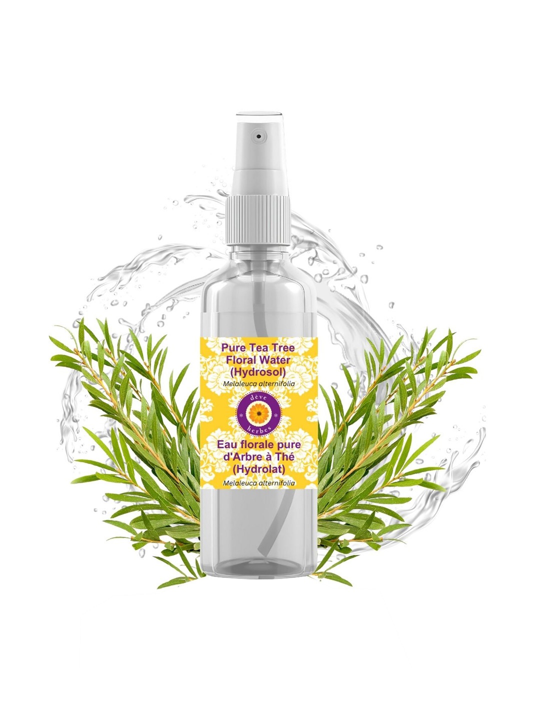 

Deve Herbes Pure Tea Tree Floral Water -100ml, Transparent