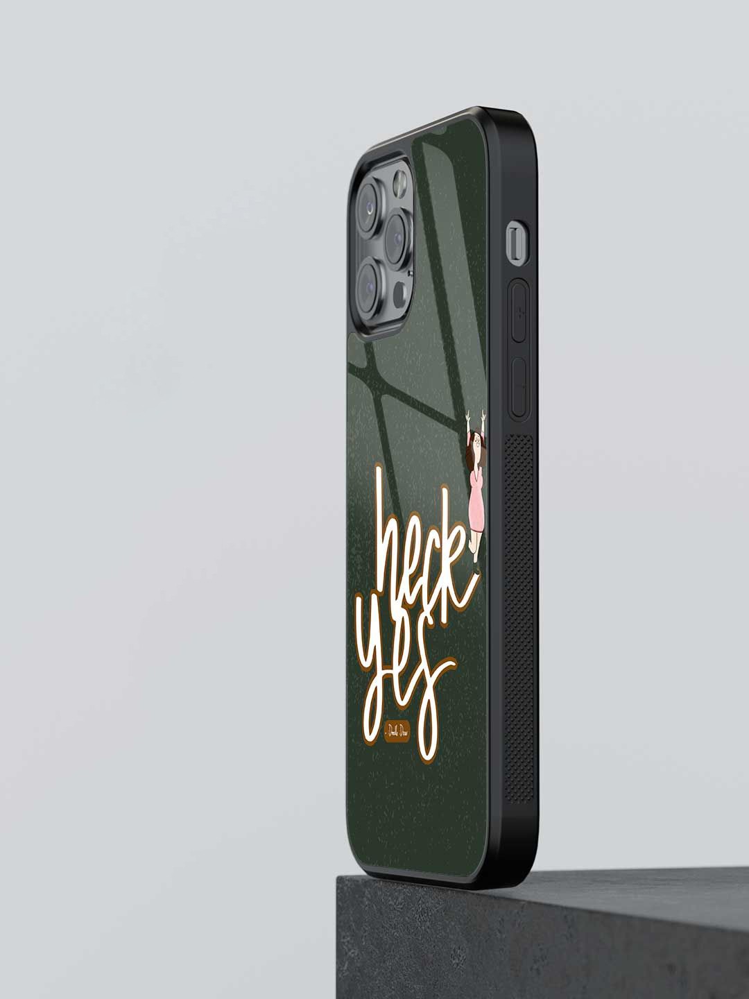 

macmerise Typography Printed iPhone 12 Pro Back Case Mobile Accessories, Olive