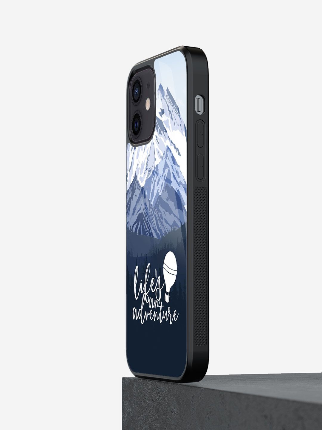 

macmerise Typography Printed iPhone 12 Back Case Mobile Accessories, White