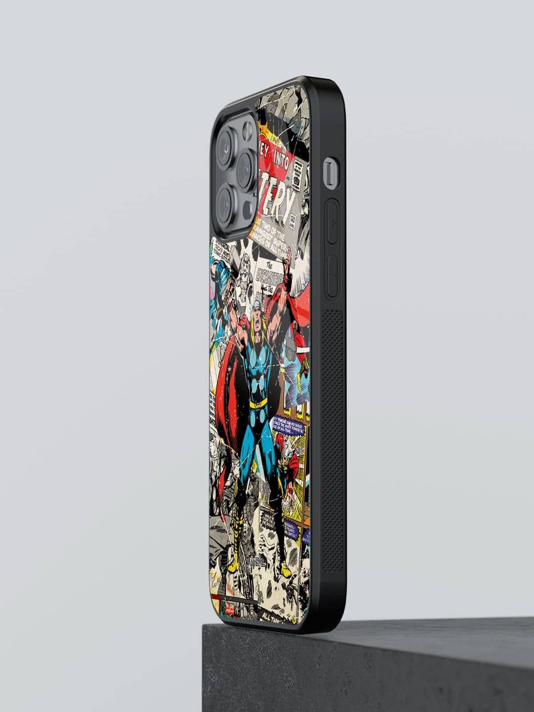 

macmerise Superhero Printed iPhone 12 Pro Back Case Mobile Accessories, White