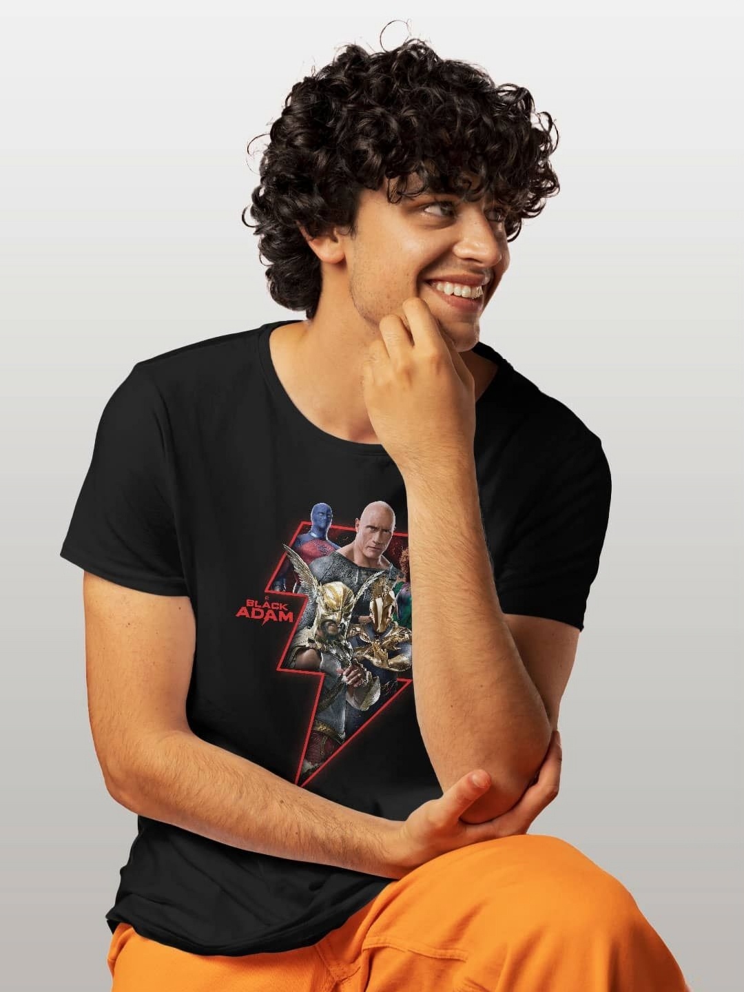 

macmerise Men Printed T-shirt, Black