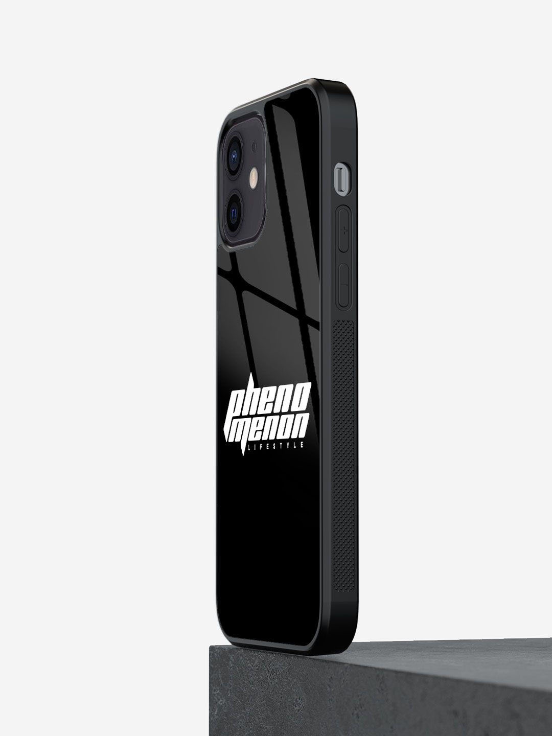 

macmerise Typography Printed iPhone 12 Back Case Mobile Accessories, Black