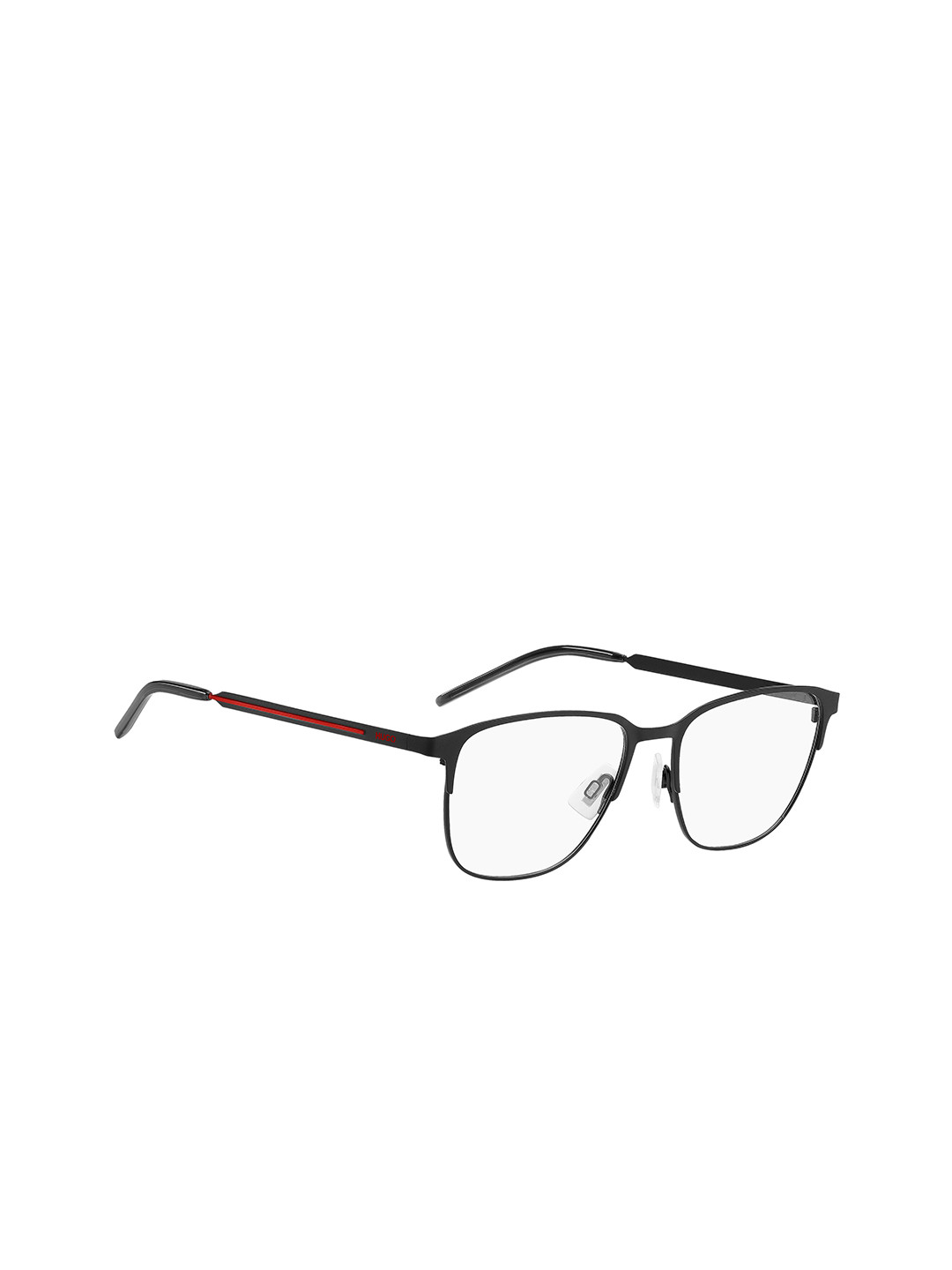 

HUGO Men Rimless Square Frames, Black