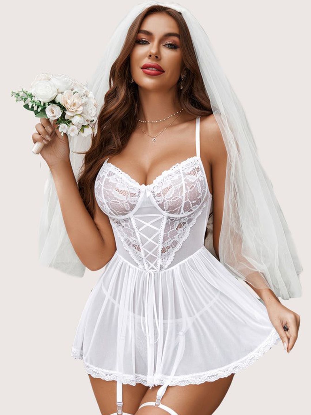 

Softwrap Baby Doll, White