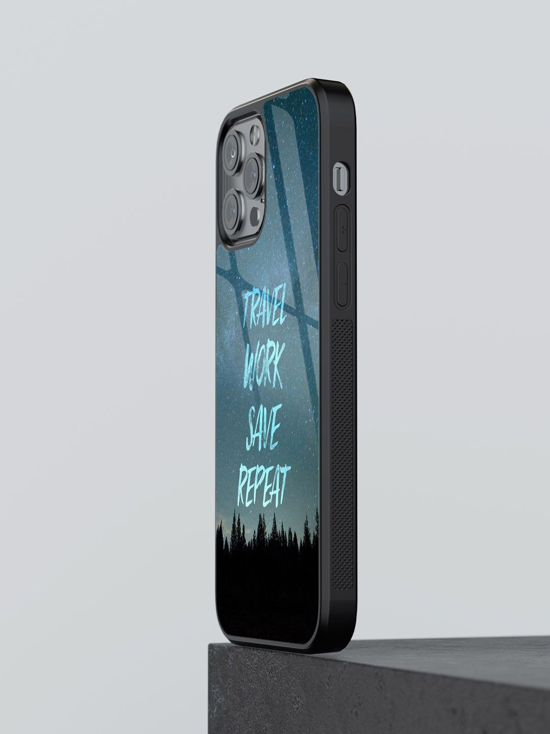 

macmerise Typography Printed iPhone 12 Pro Back Case Mobile Accessories, Blue