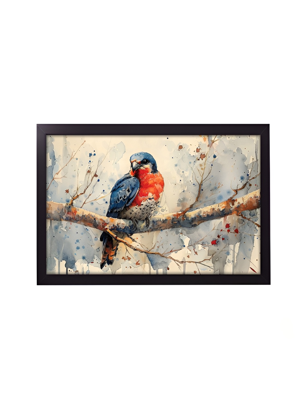 

RANDOM Beige & Red Birds Wooden Wall Art