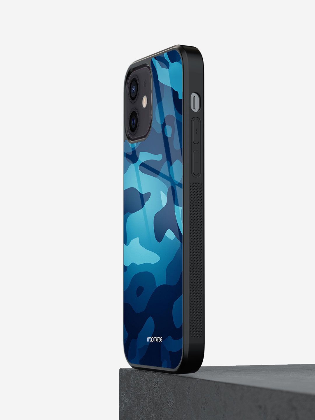 

macmerise Abstract Printed iPhone 12 Mini Back Case Mobile Accessories, Blue