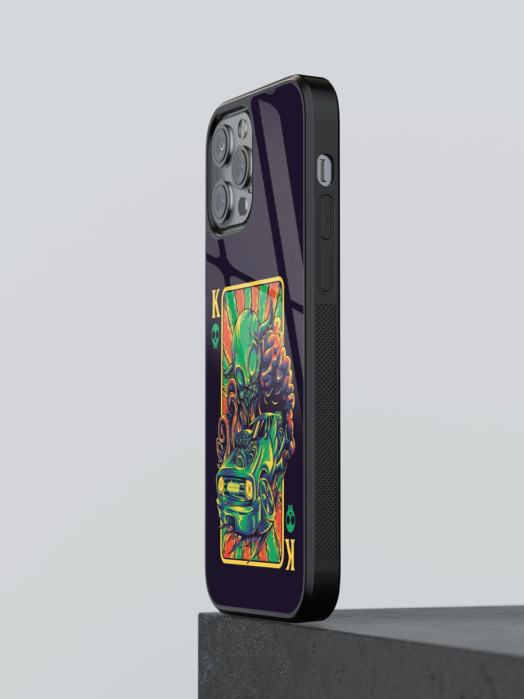 

macmerise Abstract Printed iPhone 12 Pro Back Case Mobile Accessories, Green