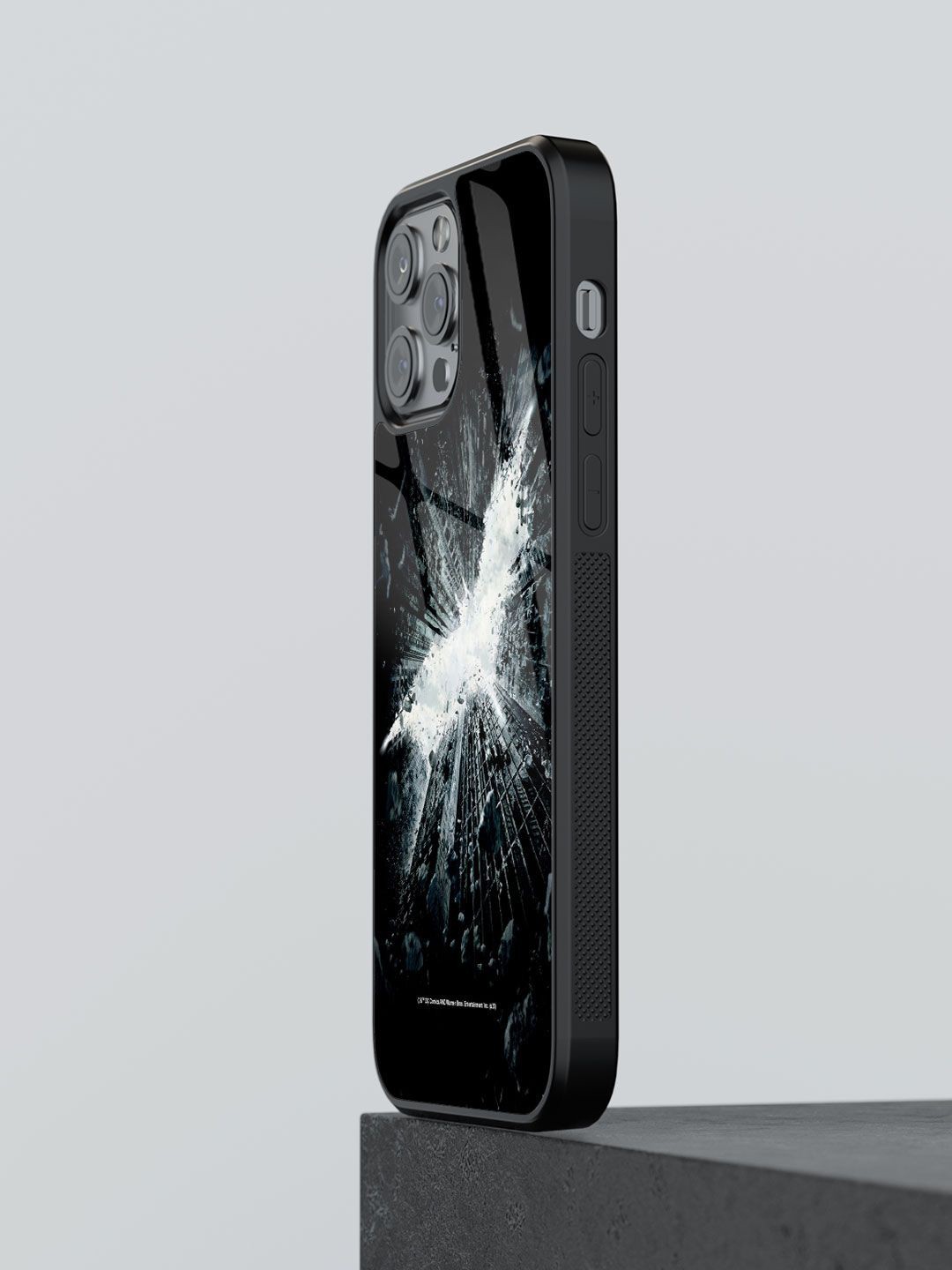 

macmerise Superhero Printed iPhone 12 Pro Back Case Mobile Accessories, Black