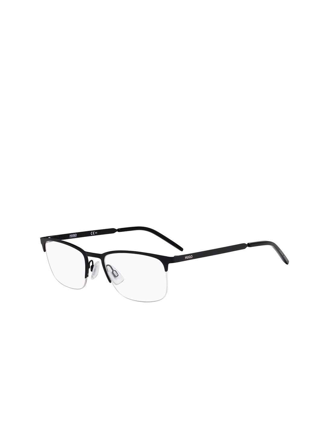 

HUGO Men Rimless Rectangle Frames, Black