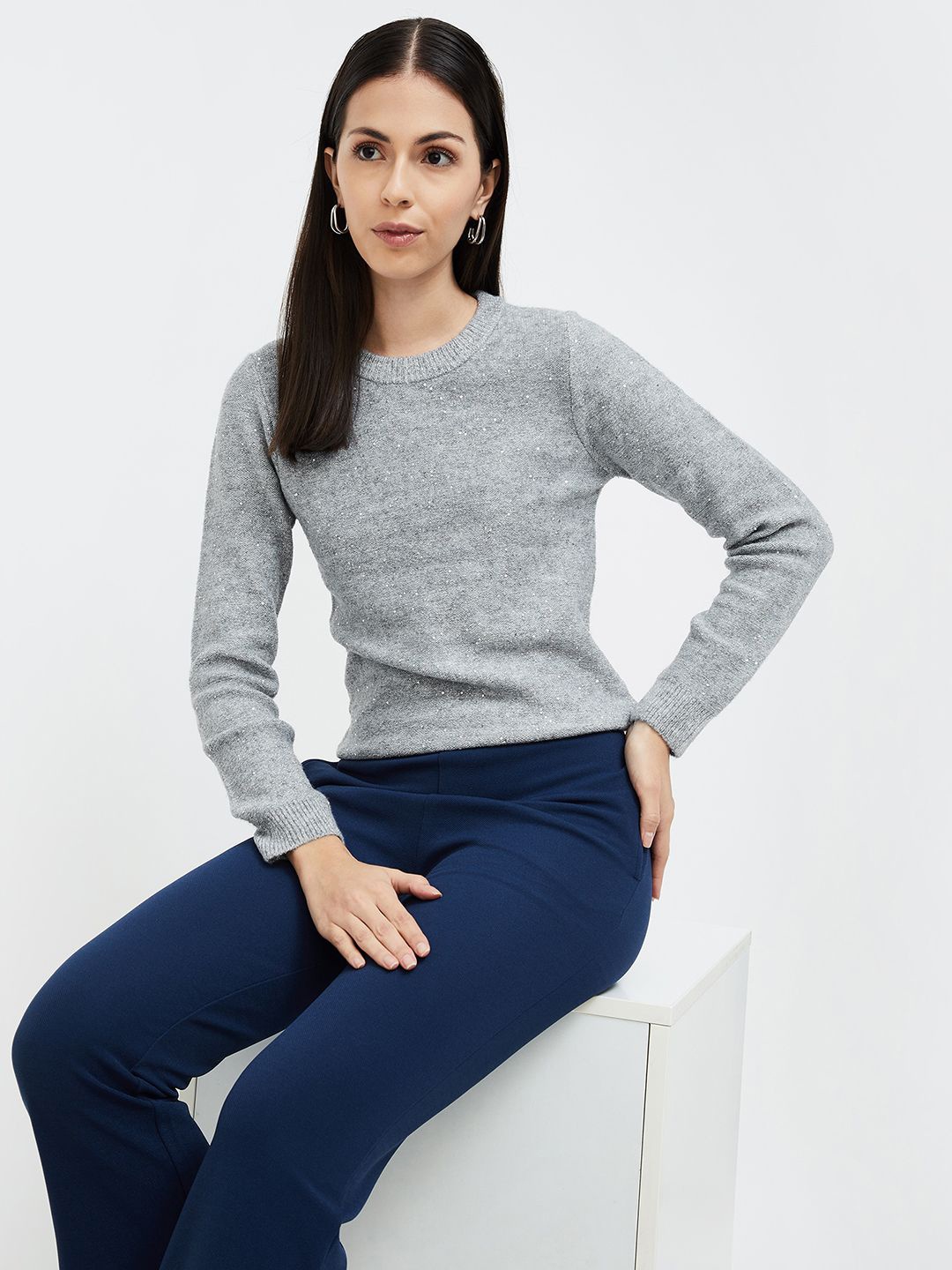

CODE by Lifestyle Top, Grey
