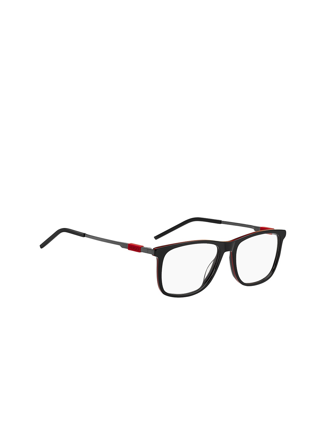 

HUGO Men Rimless Rectangle Frames, Black