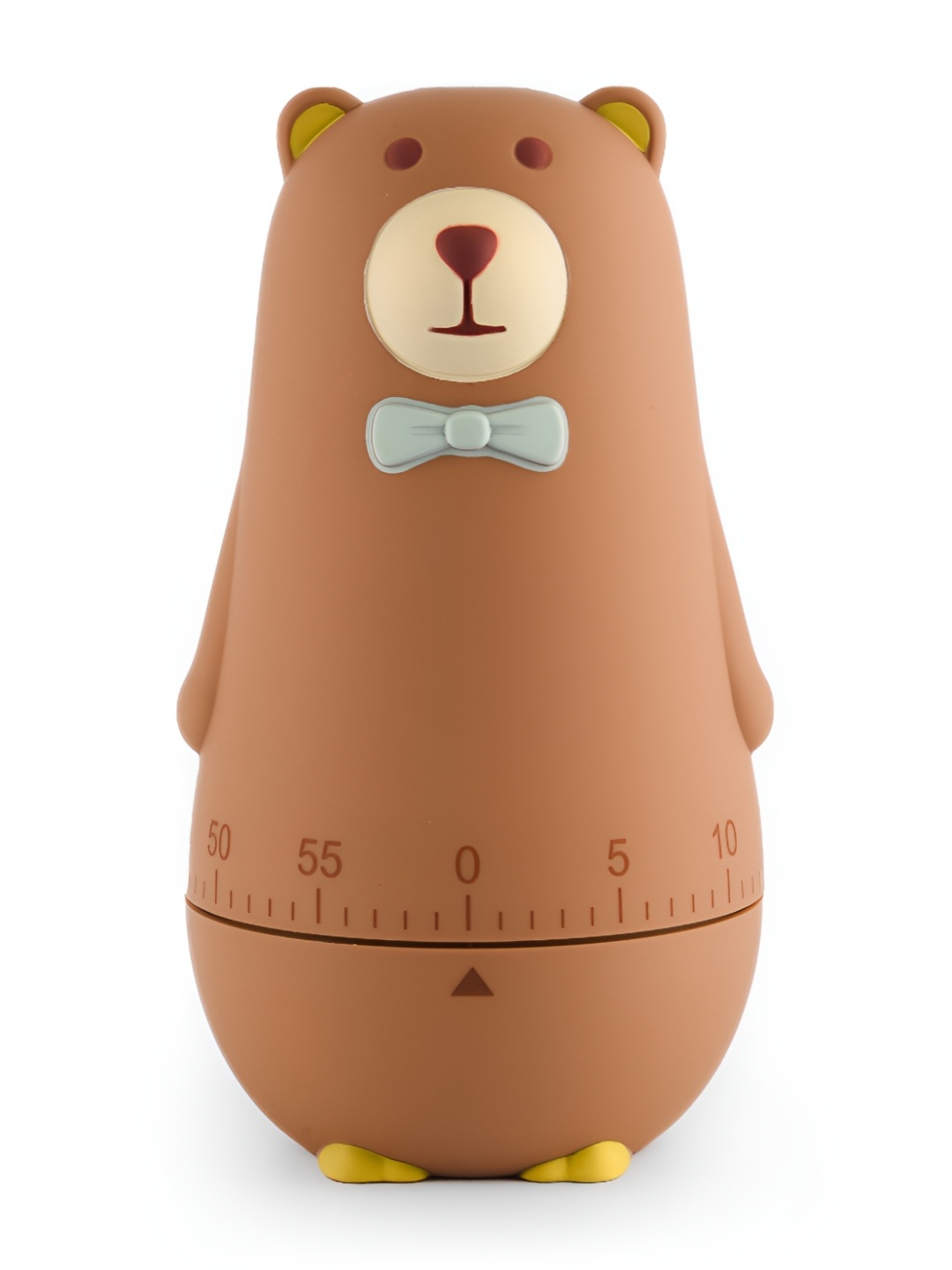 

COMICSENSE Brown & Cream Printed Animal Shaped Contemporary Analogue Alarm Clock