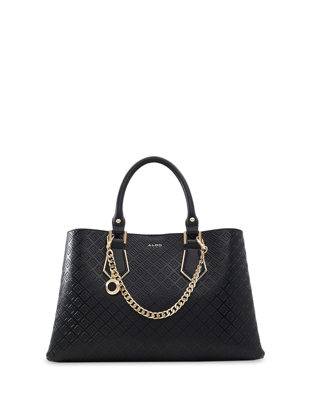 

ALDO Textured Structured Handheld Bag, Black