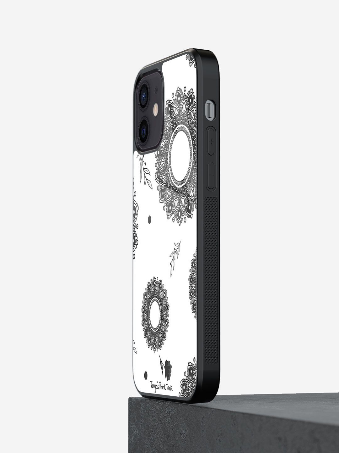 

macmerise Quirky Printed iPhone 12 Back Case Mobile Accessories, White