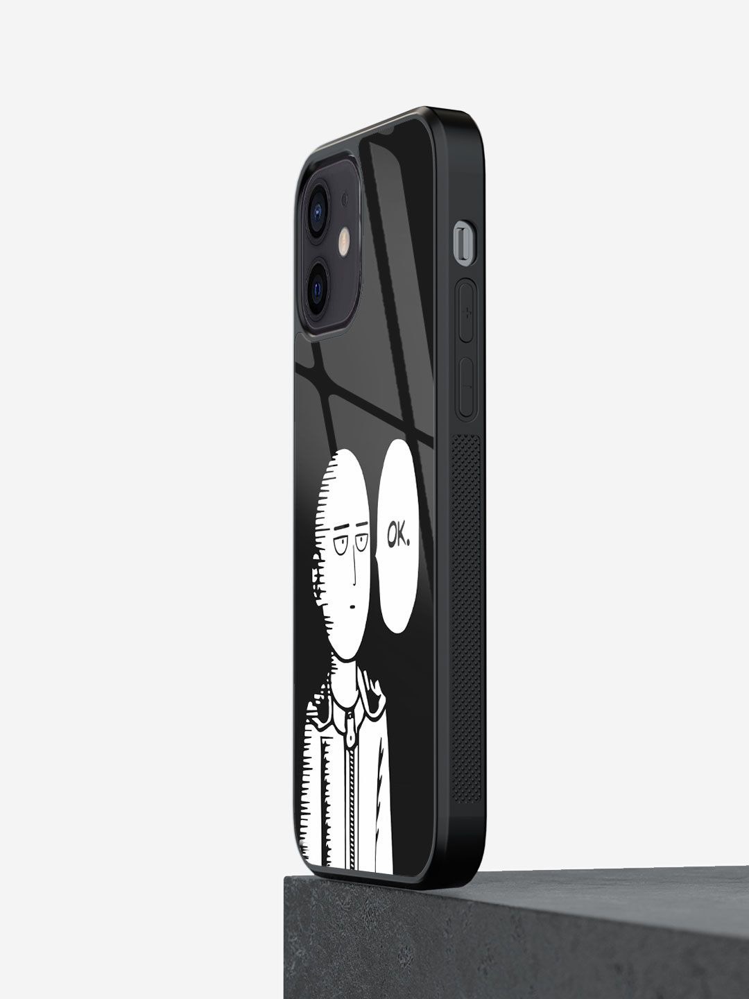 

macmerise Quirky Printed iPhone 12 Back Case Mobile Accessories, Black