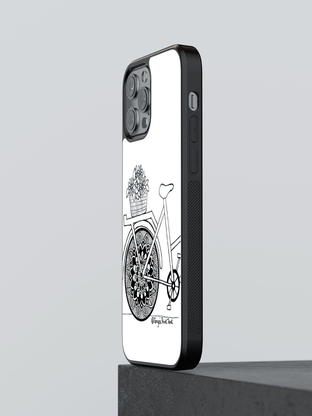 

macmerise Floral Printed iPhone 12 Pro Max Back Case Mobile Accessories, White