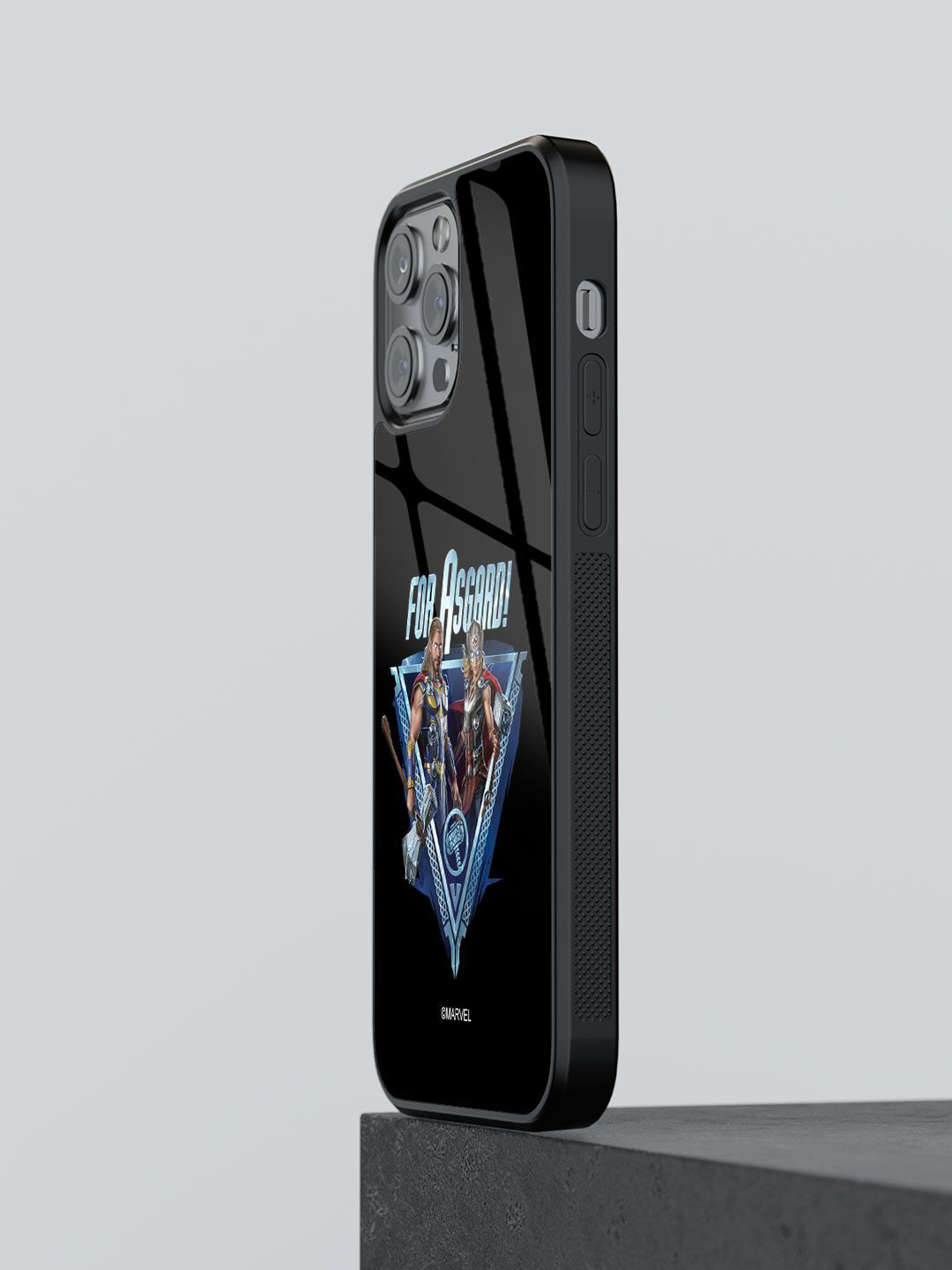 

macmerise Superhero Printed iPhone 12 Pro Back Case Mobile Accessories, Black