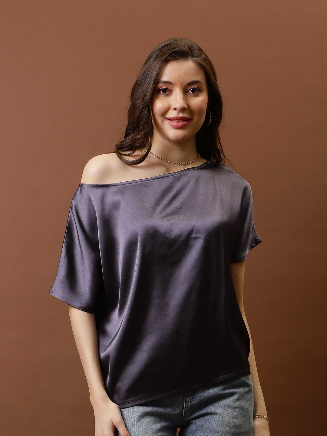 

Athena Kimono Sleeve Top, Purple