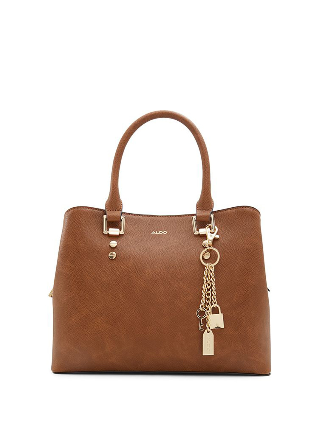

ALDO Textured Structured Handheld Bag, Brown