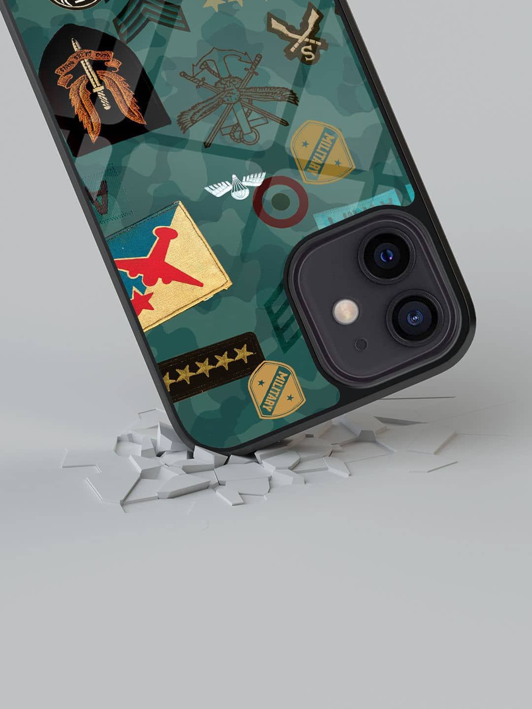 

macmerise Abstract Printed iPhone 12 Mini Back Case Mobile Accessories, Teal