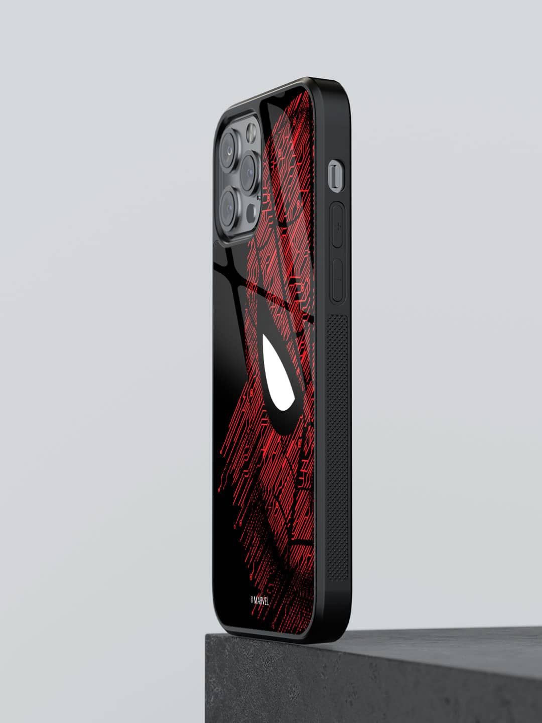 

macmerise Superhero Printed iPhone 12 Pro Max Back Case Mobile Accessories, Black
