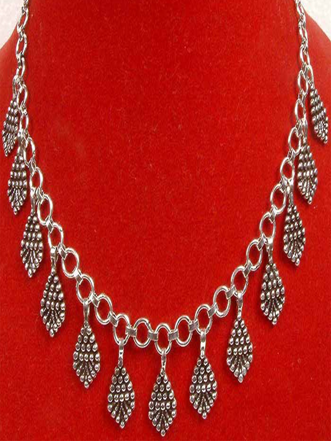 

Exotic India Sterling Silver-Plated Necklace