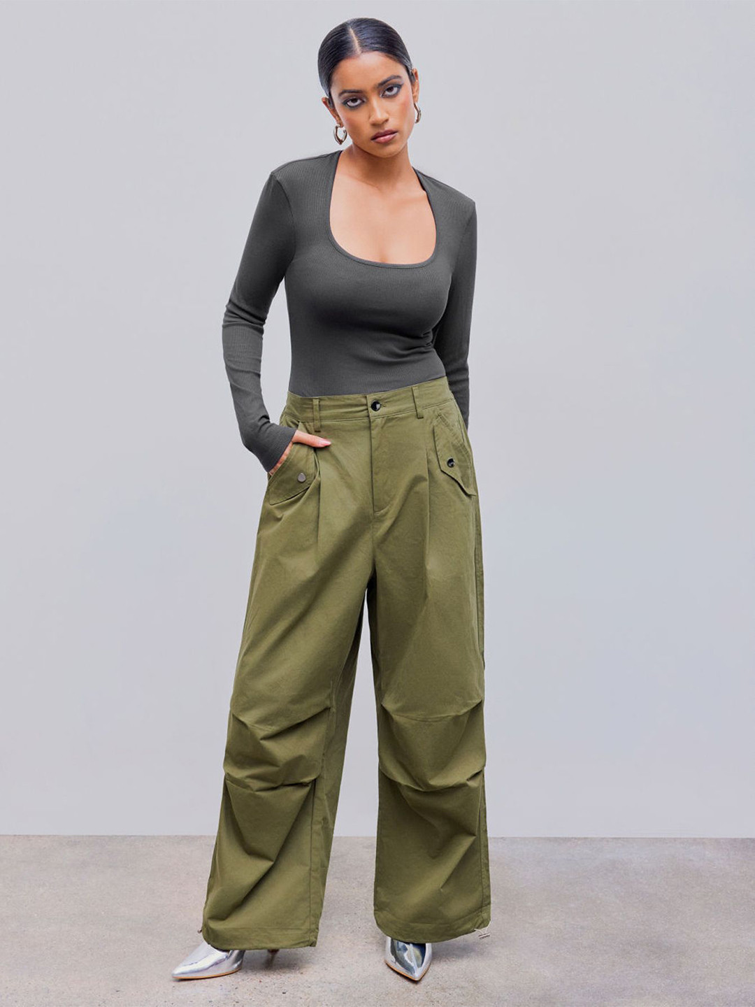 

StyleCast Top, Grey