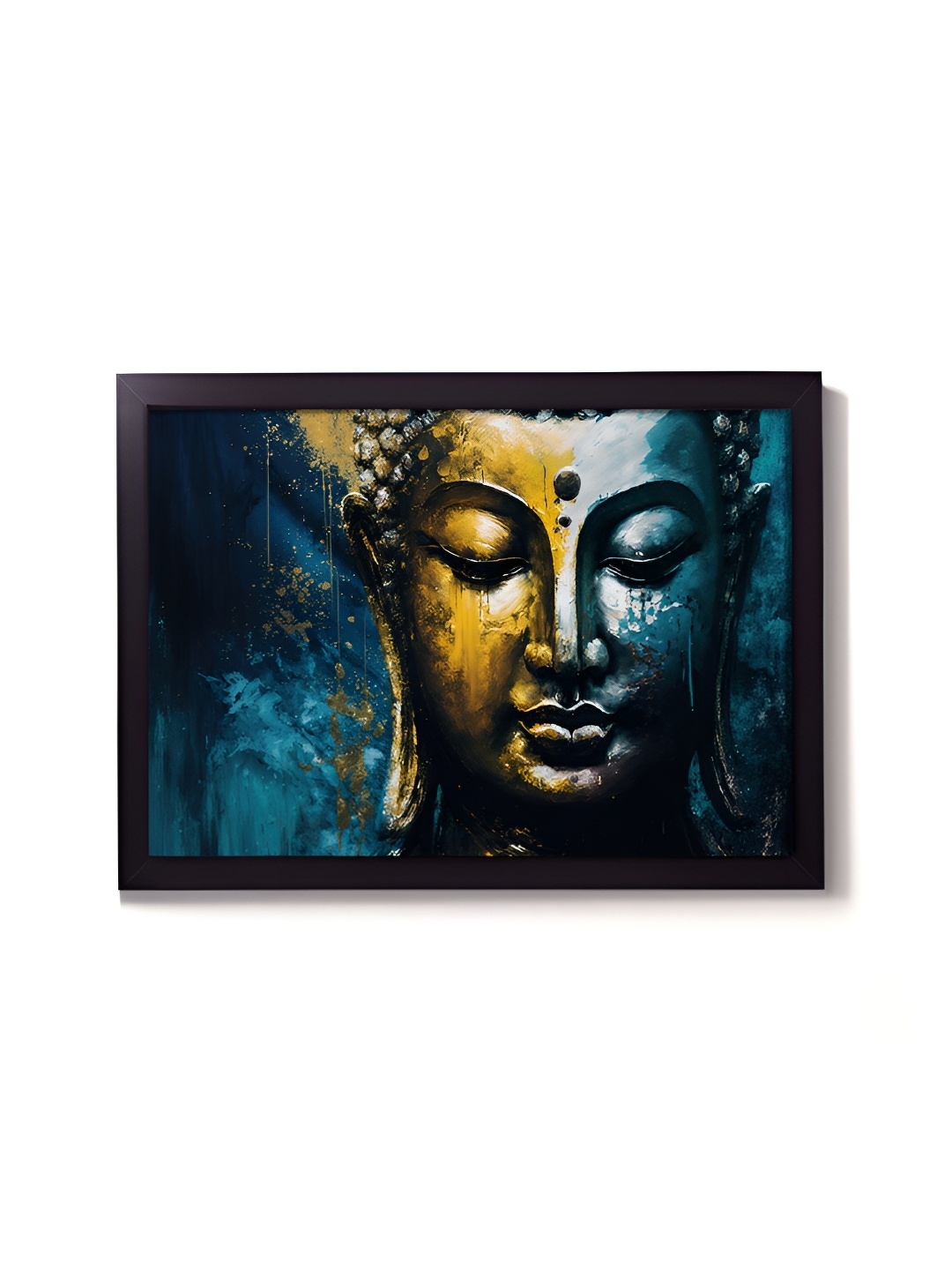 

RANDOM Blue & Yellow Religious Wooden Wall Art