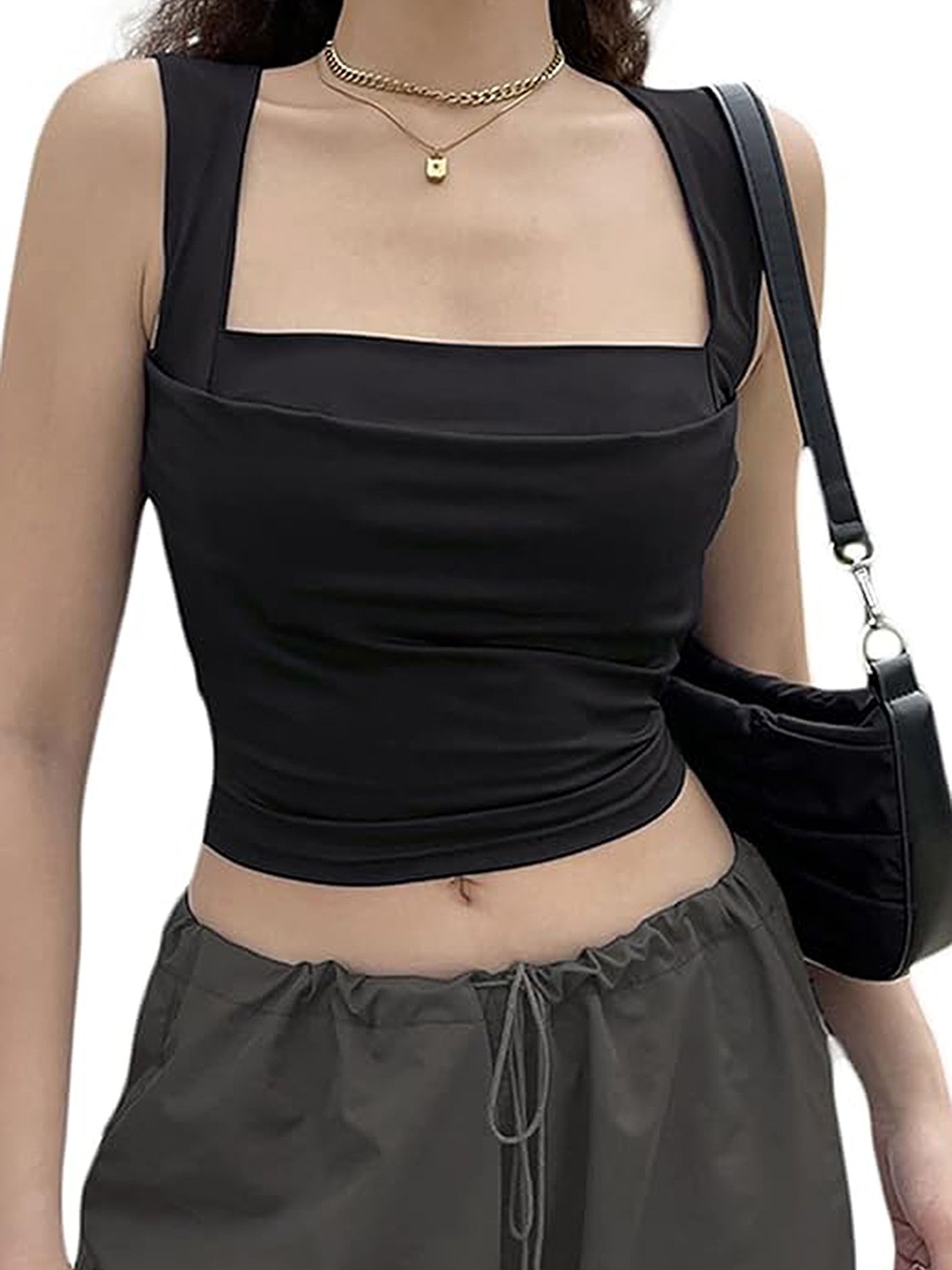 

LULU & SKY Crop Top, Black