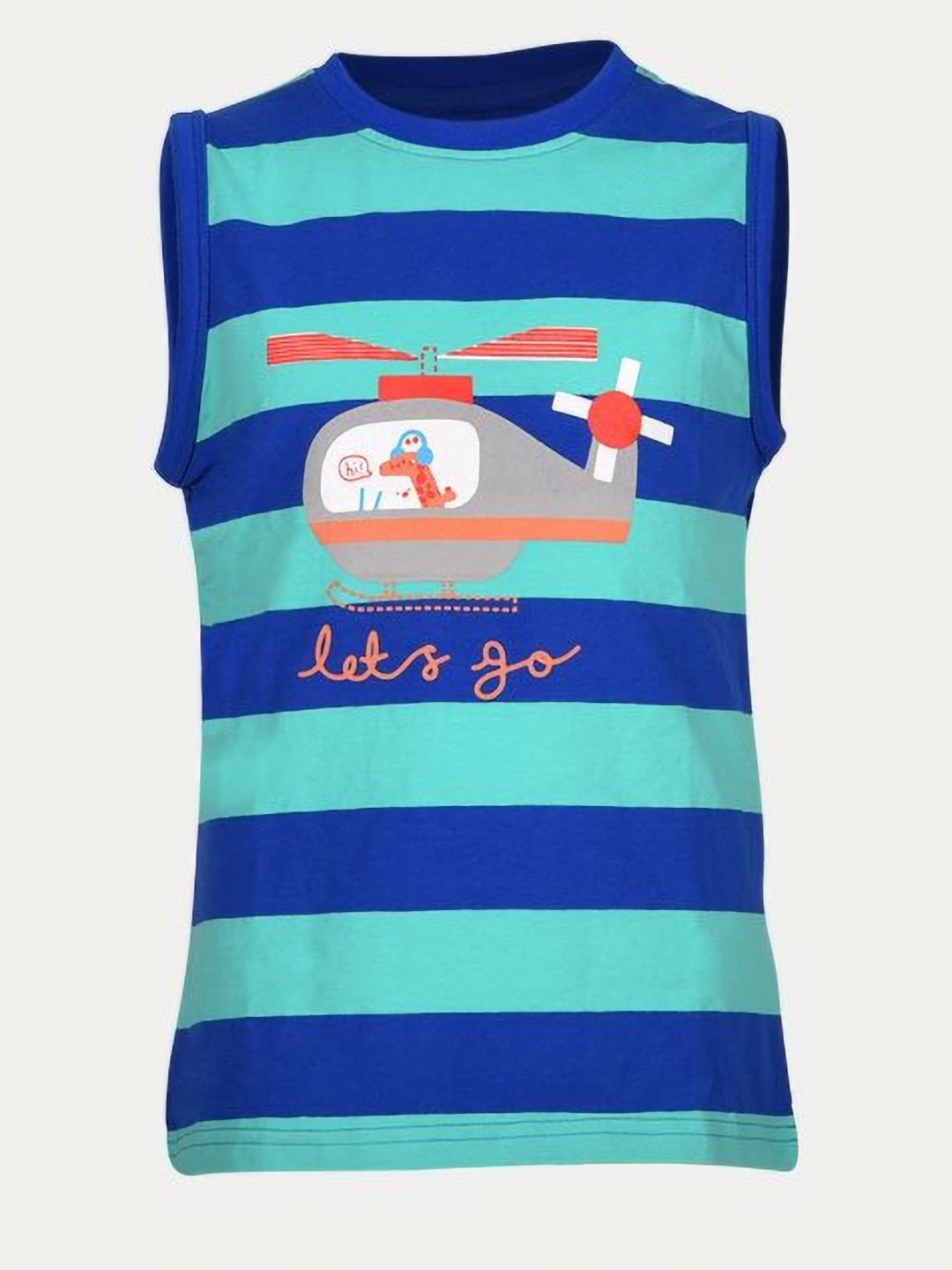 

BAESD Boys Striped Round Neck T-shirt, Green