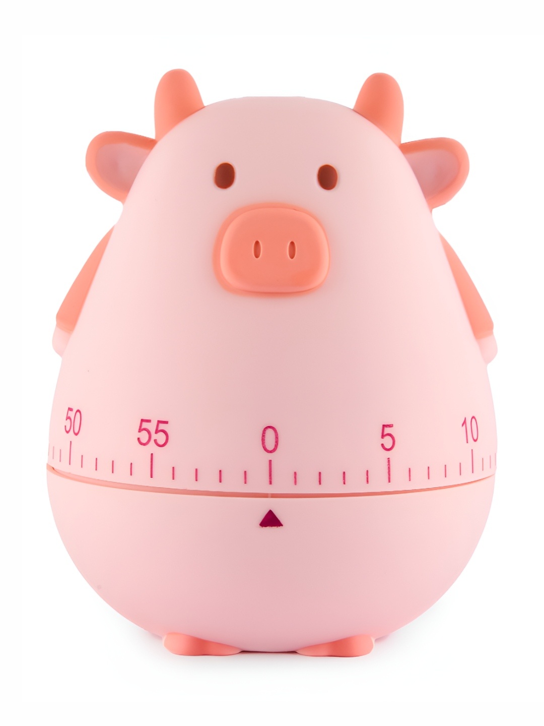 

COMICSENSE Pink & Peach Printed Animal Shaped Contemporary Analogue Alarm Clock