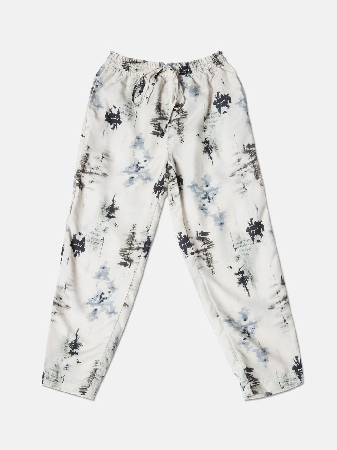 

J Style Girls Floral Printed Trousers, Green