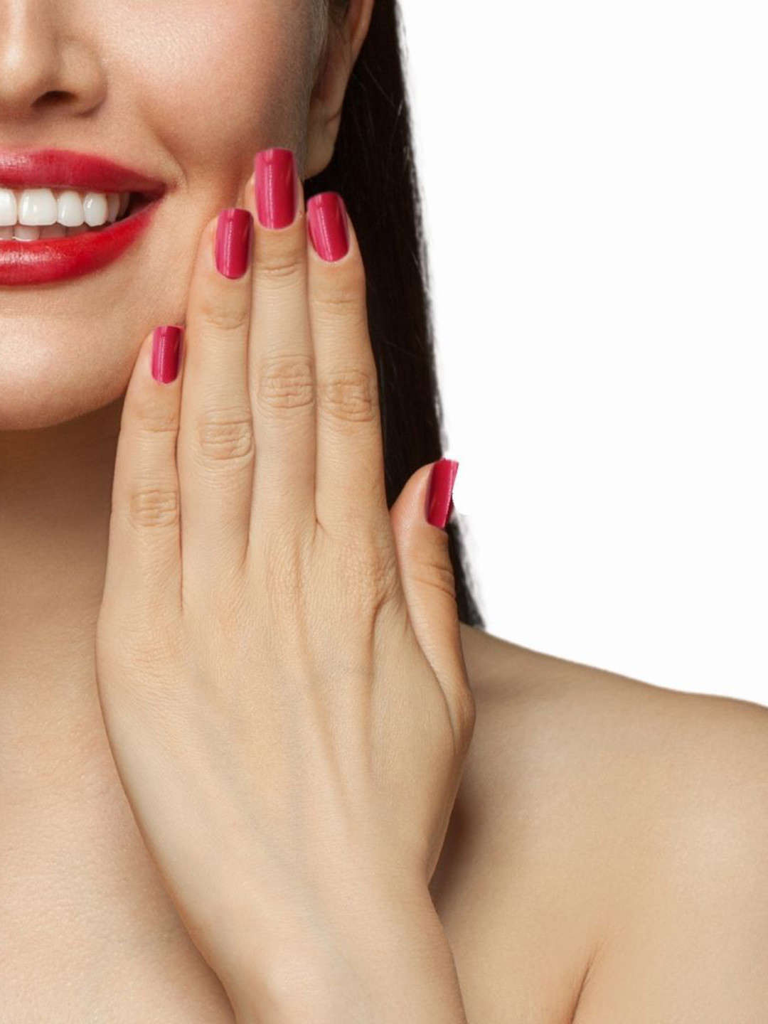 

Sanfe Set Of 24 Press On Nails - Red