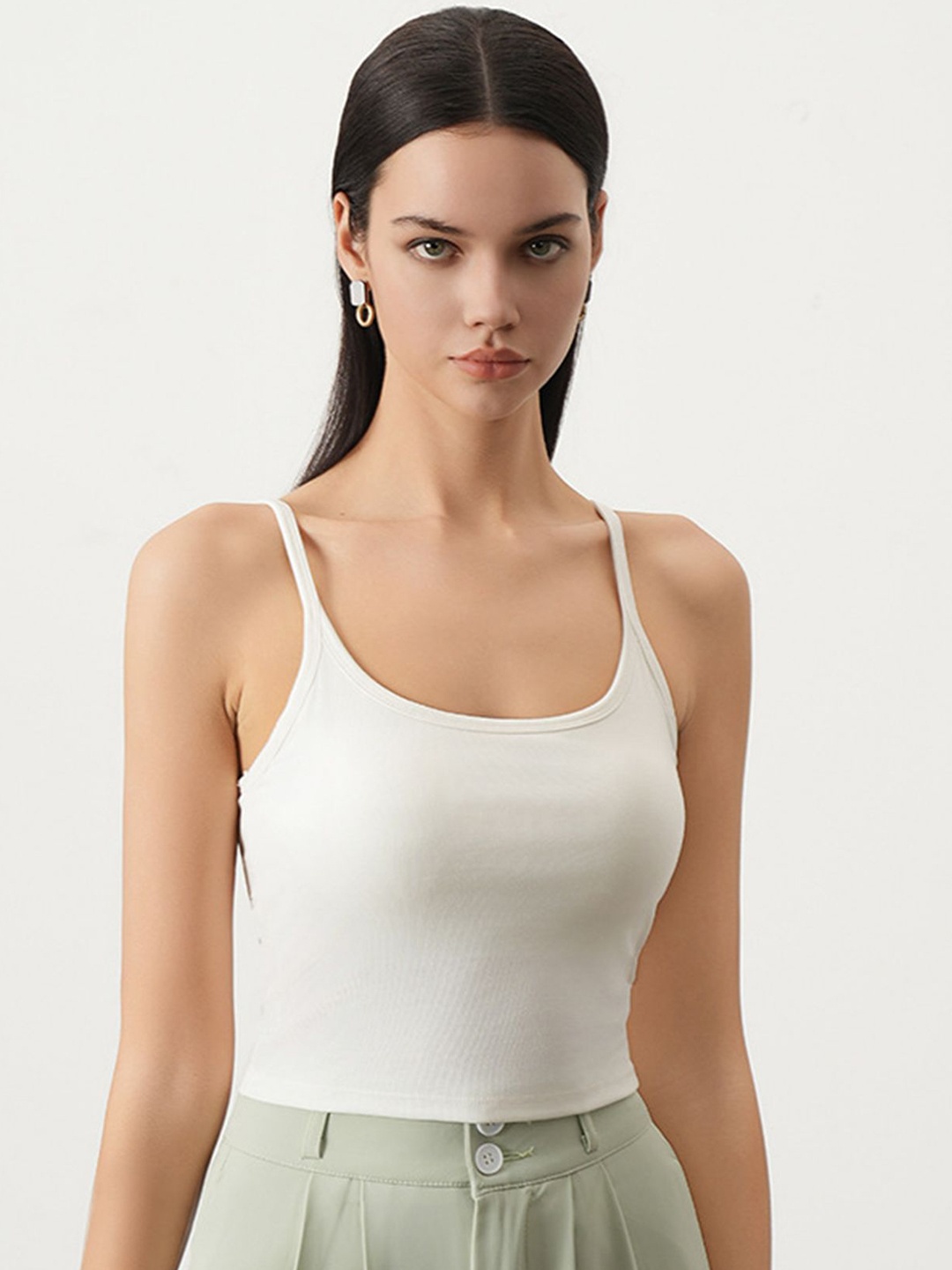 

LULU & SKY Cotton Top, White