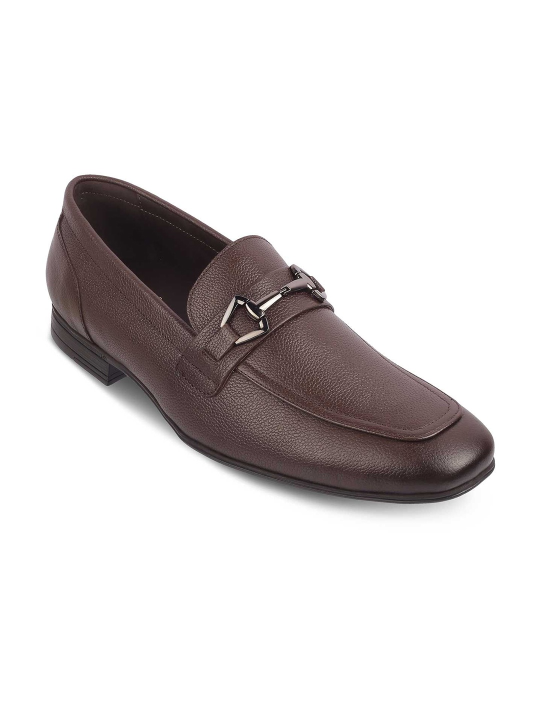 

Tresmode Men Leather Loafers, Brown