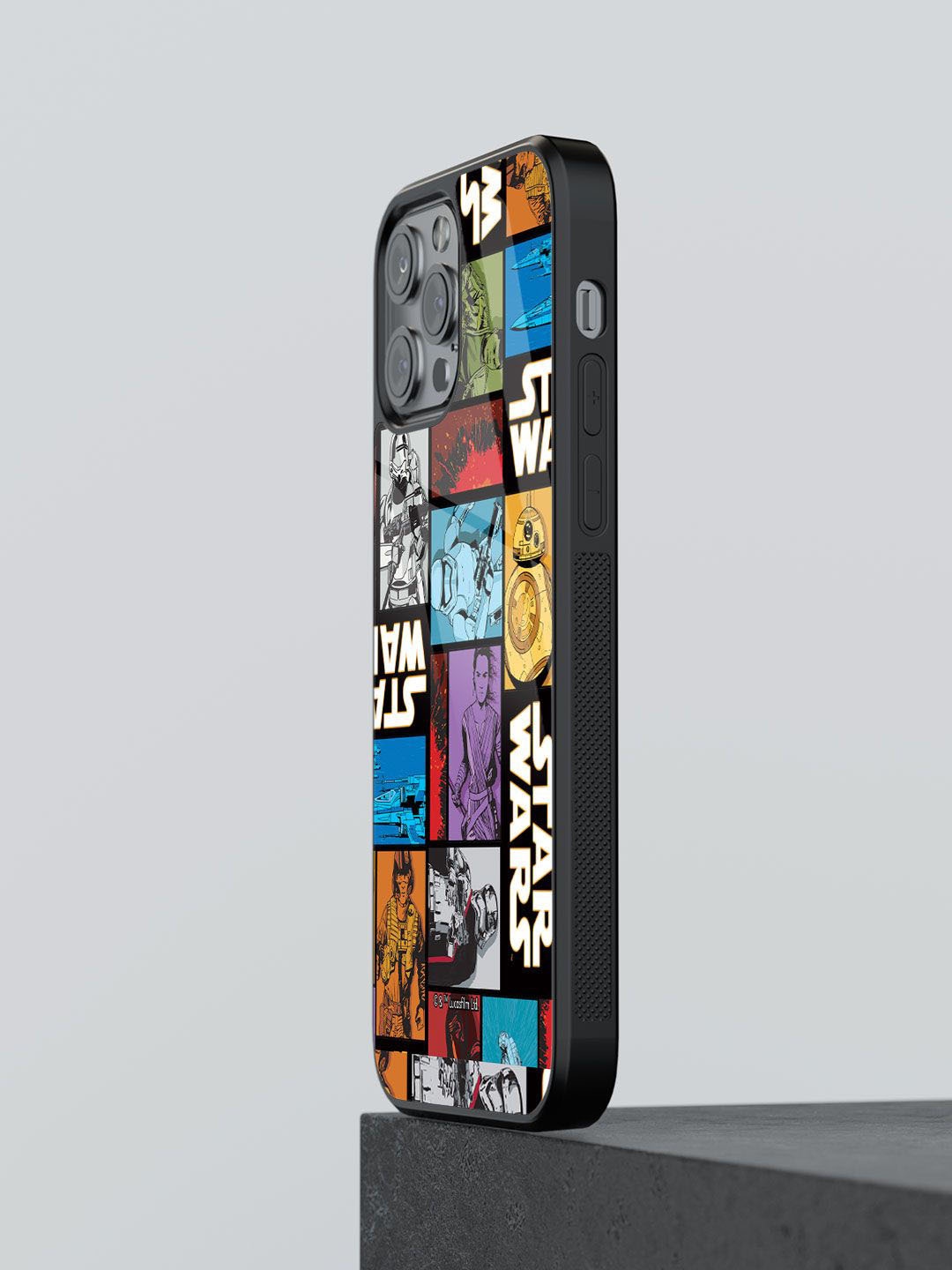 

macmerise Superhero Printed iPhone 12 Pro Back Case Mobile Accessories, Black