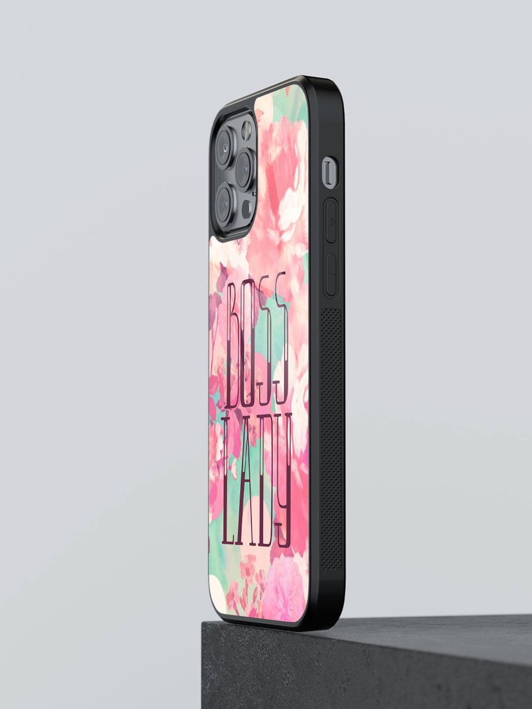 

macmerise Typography Printed iPhone 12 Pro Back Case Mobile Accessories, Pink