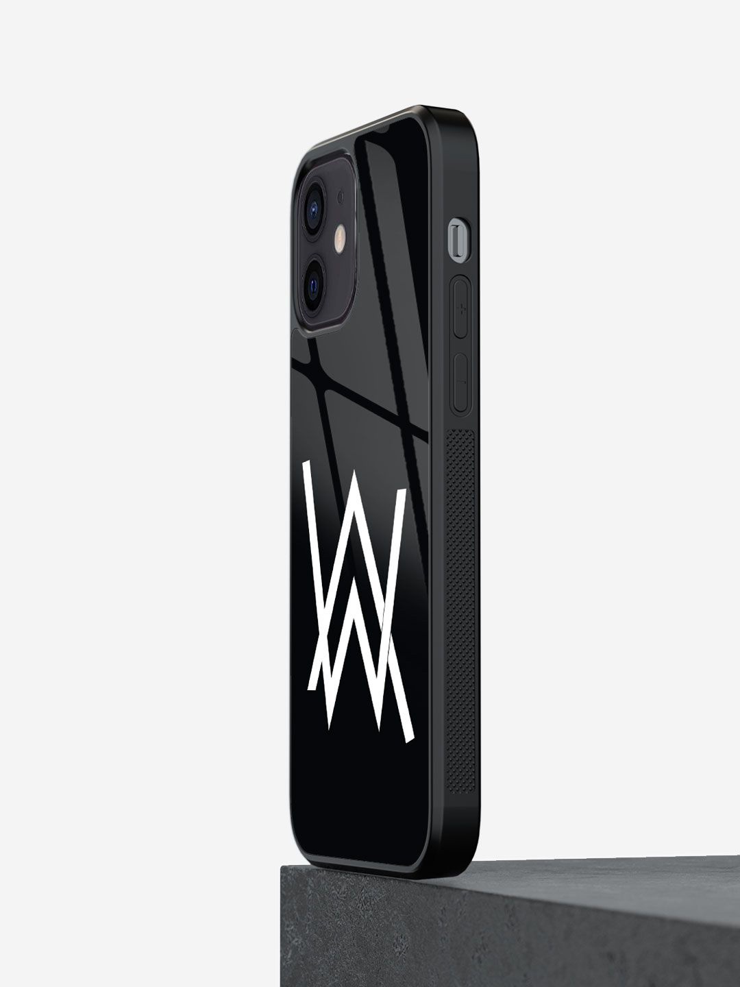 

macmerise Abstract Printed iPhone 12 Mini Back Case Mobile Accessories, Black